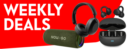 Weekly Deal Bild mit Speaker und Headset