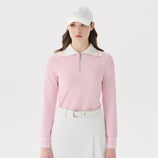 봄 반집업 긴팔 티셔츠