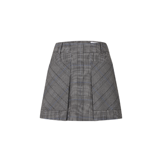 가을 글렌체크 A라인 큐롯