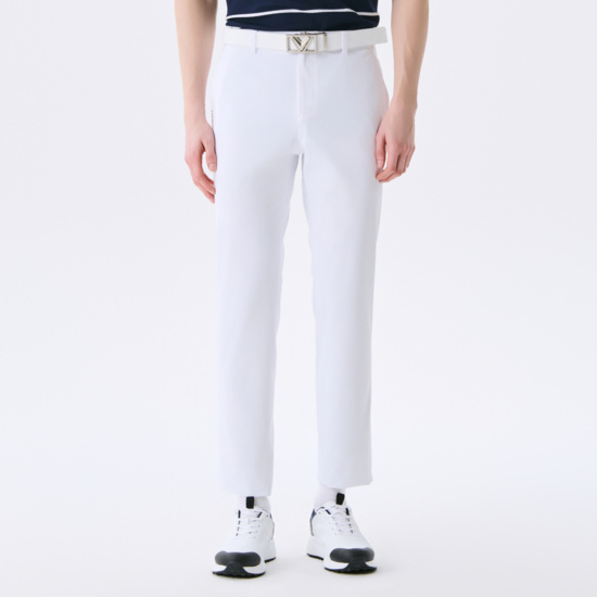 여름 히든밴딩 슬림핏 WH 팬츠