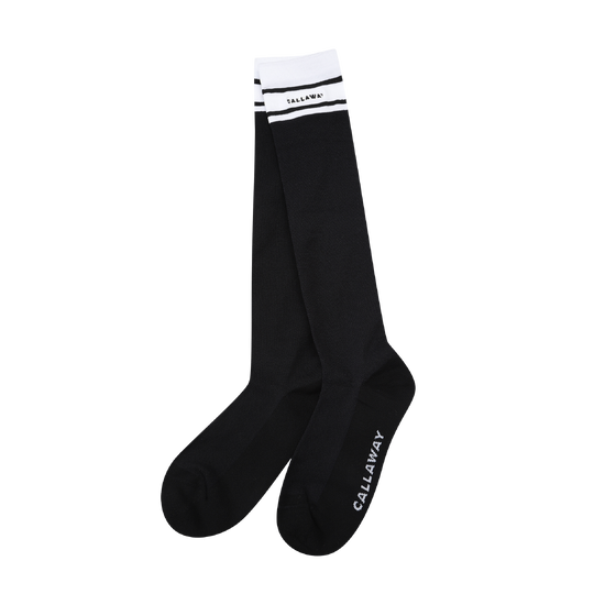 [여성] 컬러 배색 니삭스