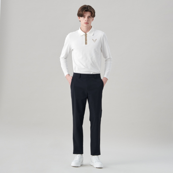 남성 봄 앞마이 포인트 티셔츠