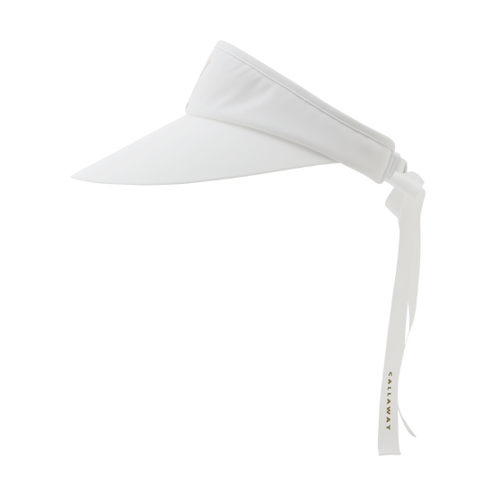 여성 와이드 리본 바이저