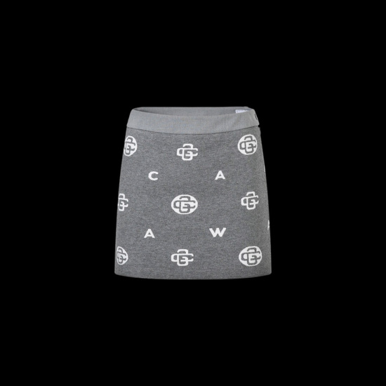 여성 가을 패턴 니트패치 큐롯