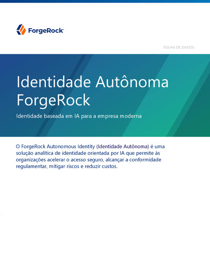 Identidade Autônoma ForgeRock