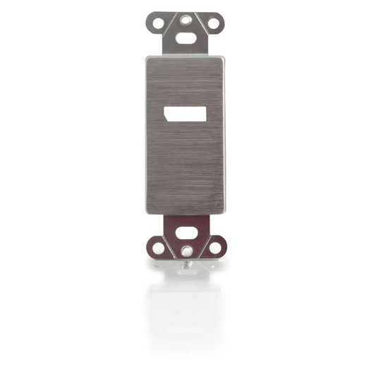 DisplayPort to HDMI Active Adapter Wall Plate Aluminum