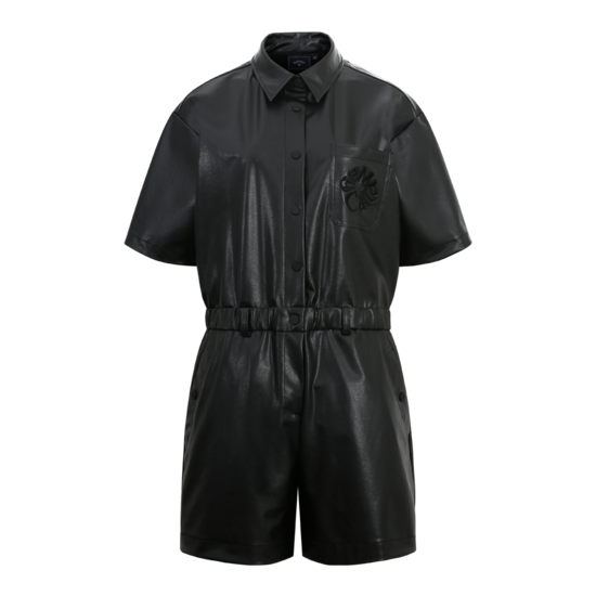 여성 프리미엄 레더 점프수트