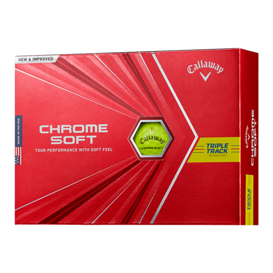 CHROME SOFT ボール トリプル・トラック イエロー