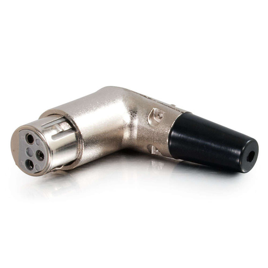 Right Angle XLR Female Inline Connector