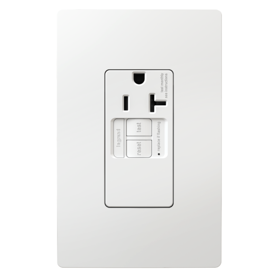 radiant 15A SelfTest Sensitive Appliance GFCI Outlet