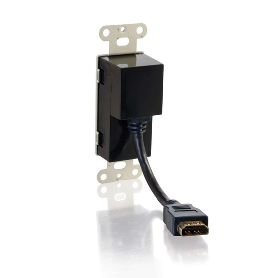 HDMI Pass Through Wall Plate Ivory DisplayPort, DVI, VGA, and HDMI Wall Plates AV Wall