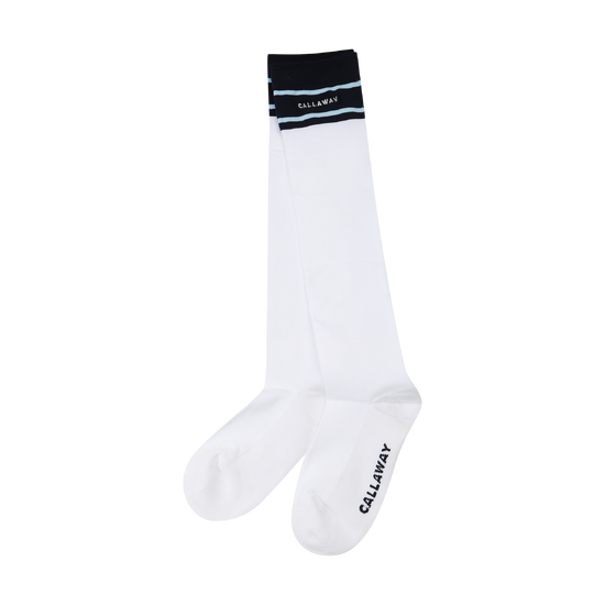 [여성] 컬러 배색 니삭스