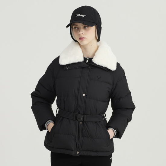 겨울 여성 캐주얼 중힙 다운