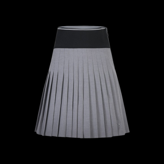 여성 가을 이밴드 플리츠 큐롯