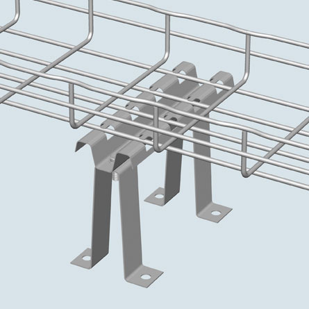 Under Floor Support Stand-Pregalv (2D,12W,4H)