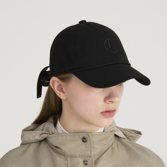 [여성] BI 리본 볼캡