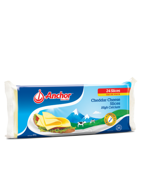 Anchor Cheddar Cheese Slices 400g