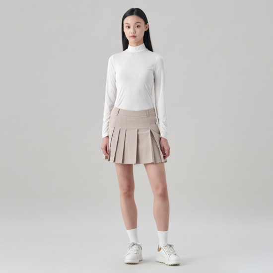여성 여름 전체플리츠 스커트