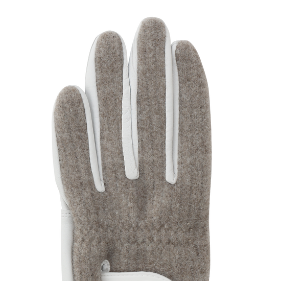 여성 니트 양손 반피 장갑