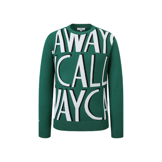 남성 봄 자갸드 스웨터