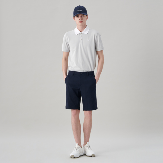 남성 여름 트리플트랙 슬림 쇼츠