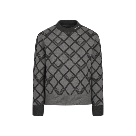 겨울 여성 시즌 패턴 방풍 풀오버