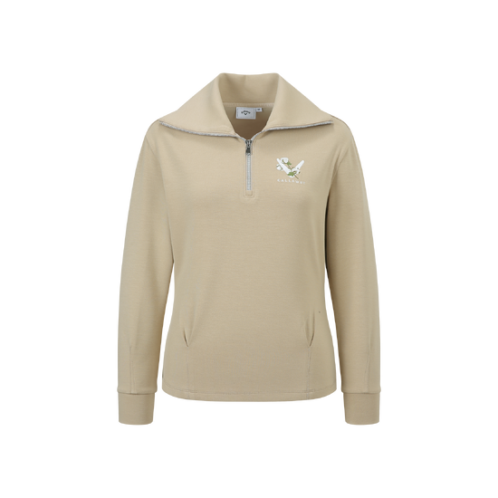 여성 봄 와이드에리 맨투맨