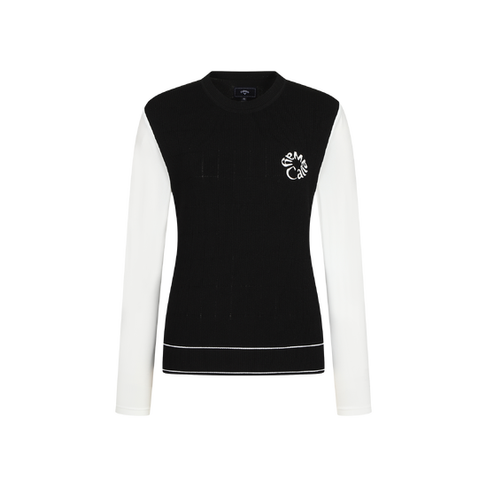 여름 냉감소매 니트 하이브리드 티셔츠