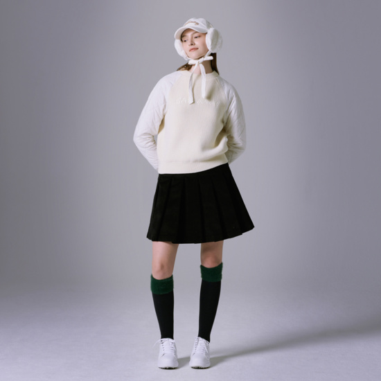 여성  밴드형 플리츠