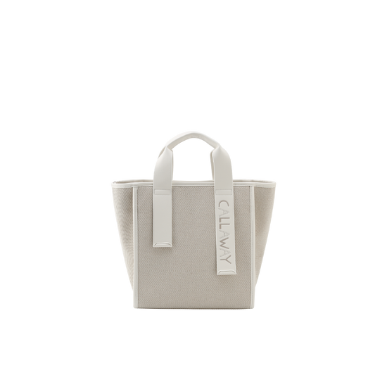 여성 투톤 캔버스 토트백