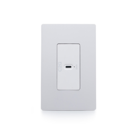 Superbooster 1-Port USB over Cat6a Wall Plate to Box Extender Kit 