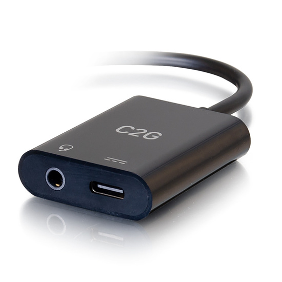 USBC® to AUX Multiport Adapter (3.5mm) with Power Delivery up to 100W