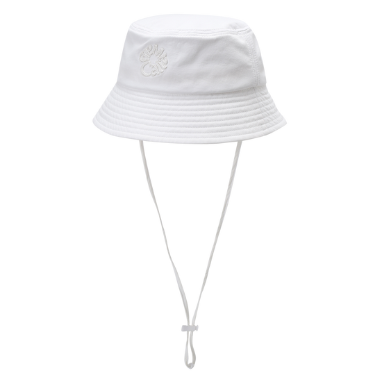 HW CG TWILL LOGO BUCKET L WHT 24 KR