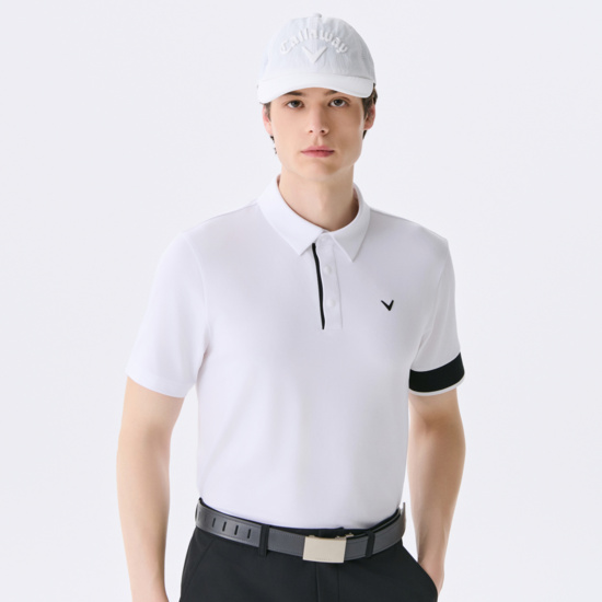 여름 디자인메쉬 Y에리 반팔 티셔츠