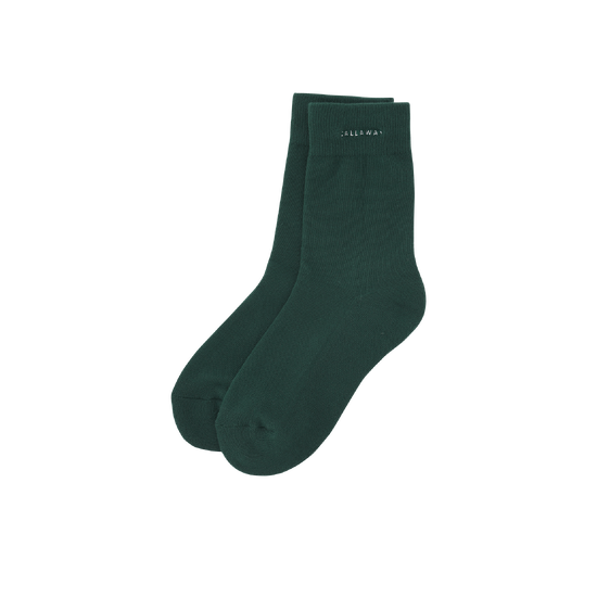 여성 솔리드 중목 양말