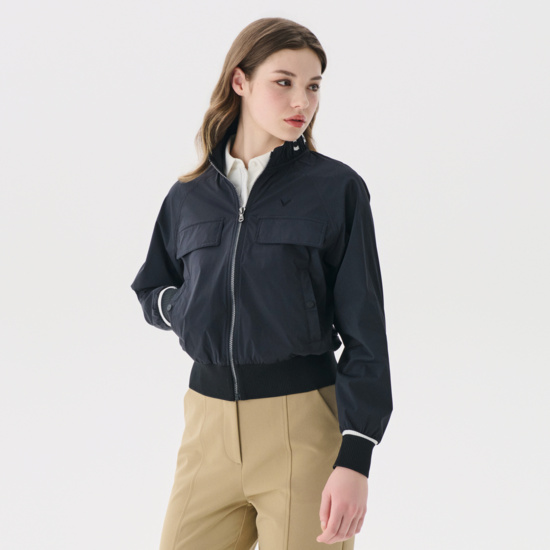 봄 블루종 기장 점퍼