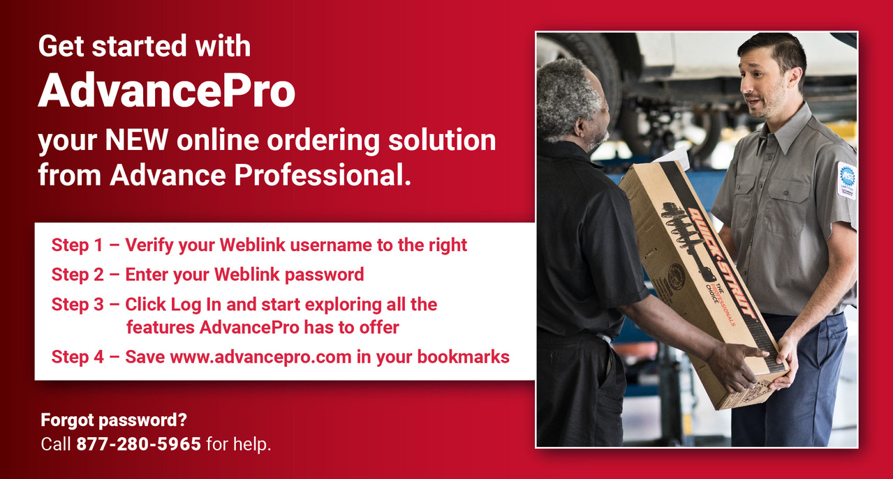 AdvancePro : Customer Login